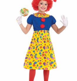 Clown Girl Kids Costume