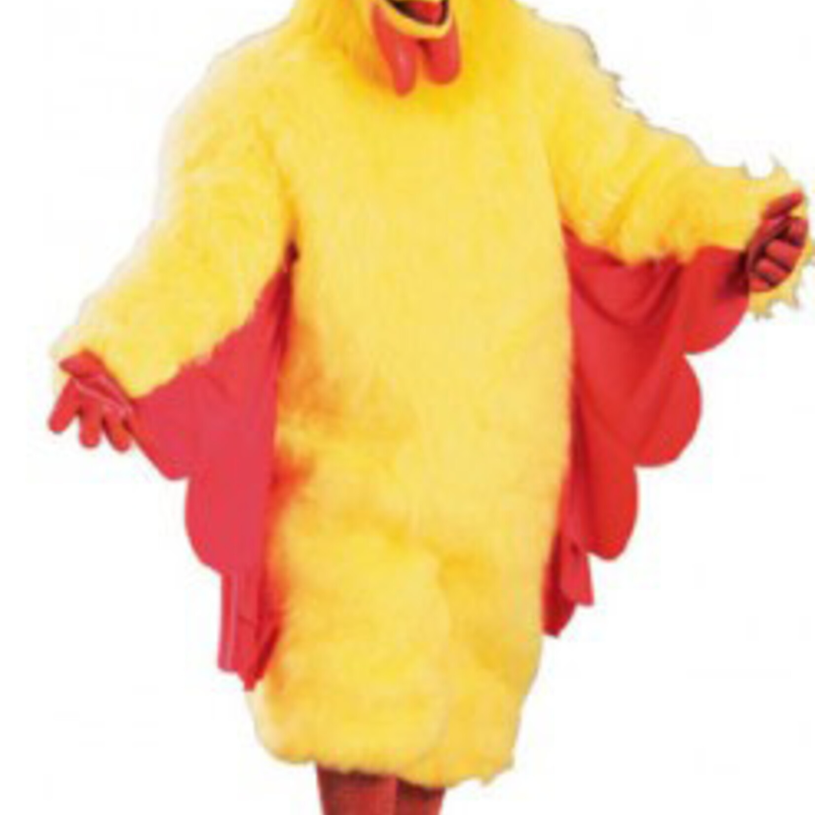 Chicken Suit Costume Yellow & Red One Size