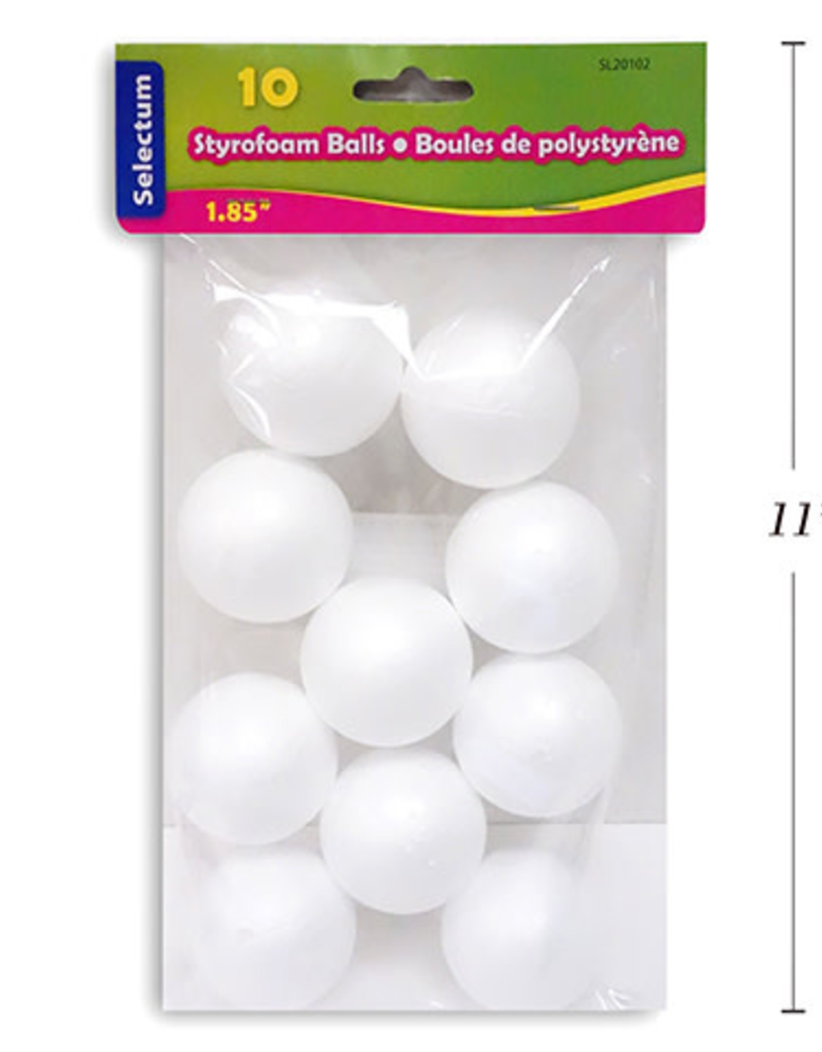 Styrofoam Ball 1 85 Inch 10 Pieces Samaroo S Limited