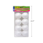 Styrofoam Ball  2.44 Inch (8 Pieces)