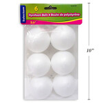 Styrofoam Ball  2.5 Inch (6 Pieces)