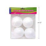Styrofoam Ball  2.83 Inch (4 Pieces)
