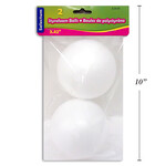 Styrofoam Ball  3.42 Inch (2 Pieces)