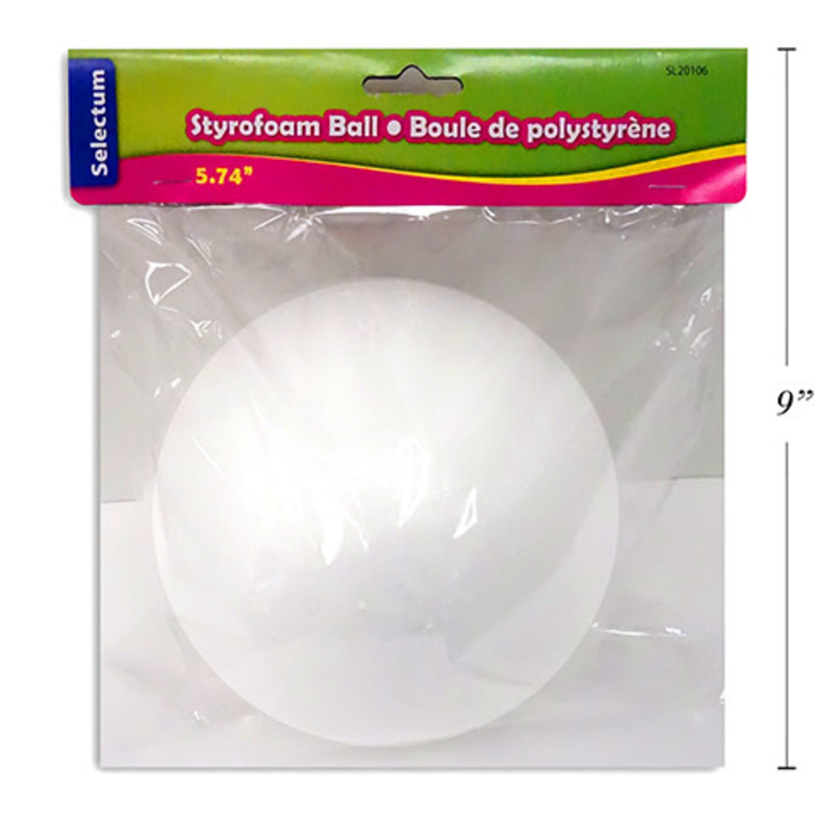 Styrofoam Ball  5.74 Inch (1 Piece)