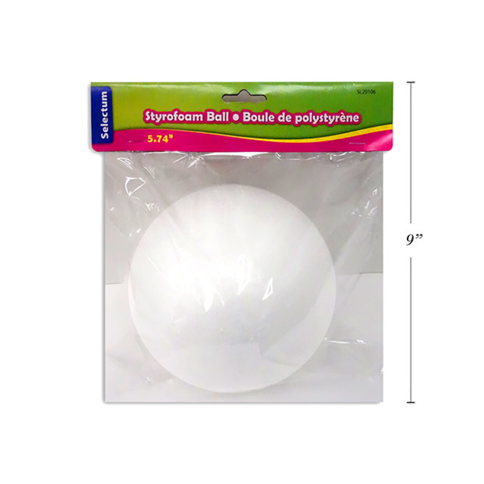 Styrofoam Ball  5.74 Inch (1 Piece)