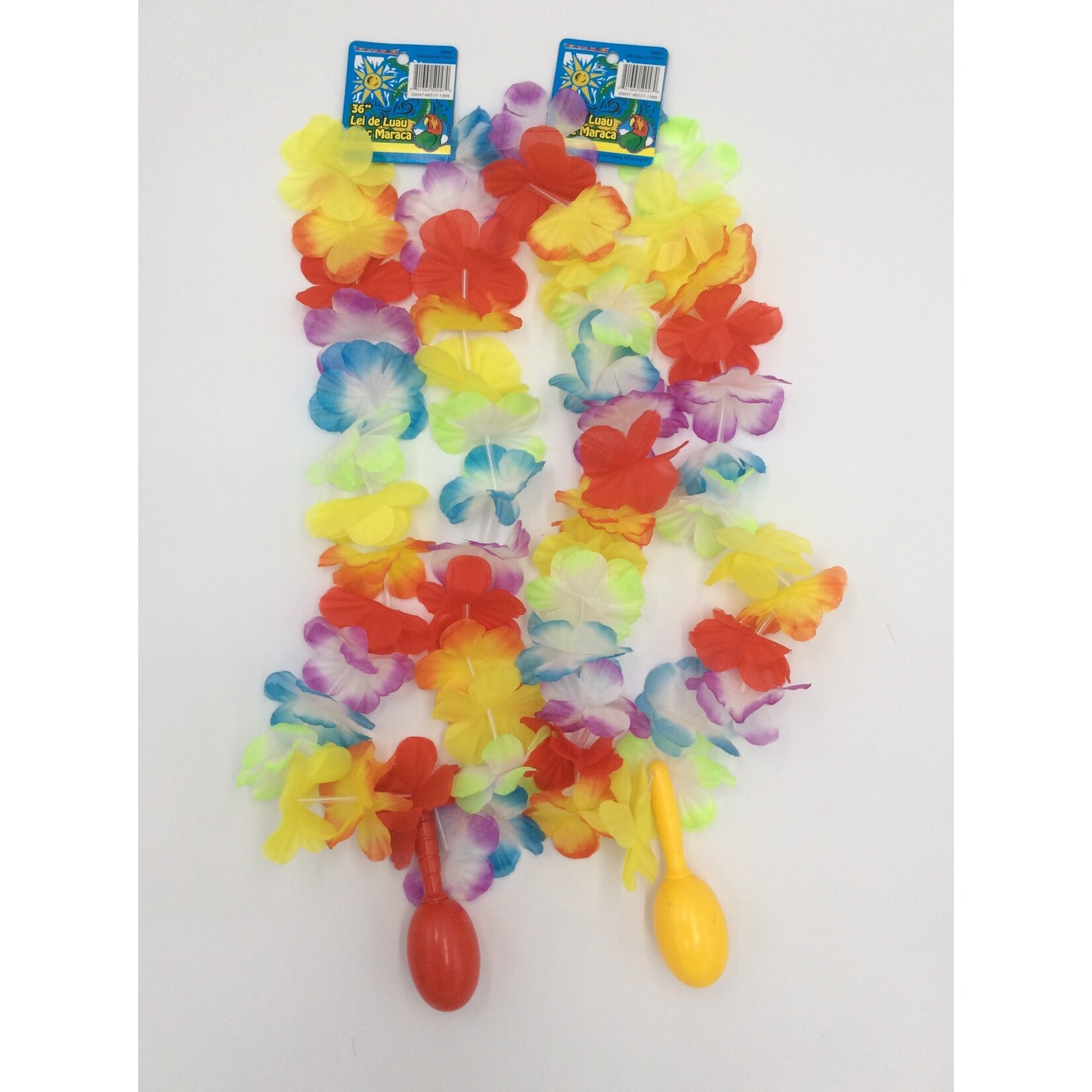 Luau Flower Leis W/ Asst Maraca