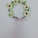Luau Flower Headband - White Flowers