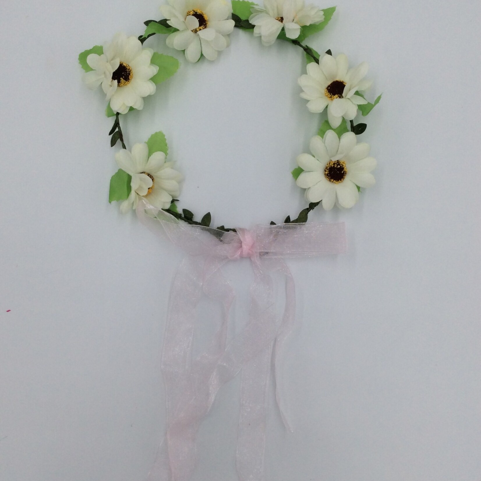 Luau Flower Headband - White Flowers