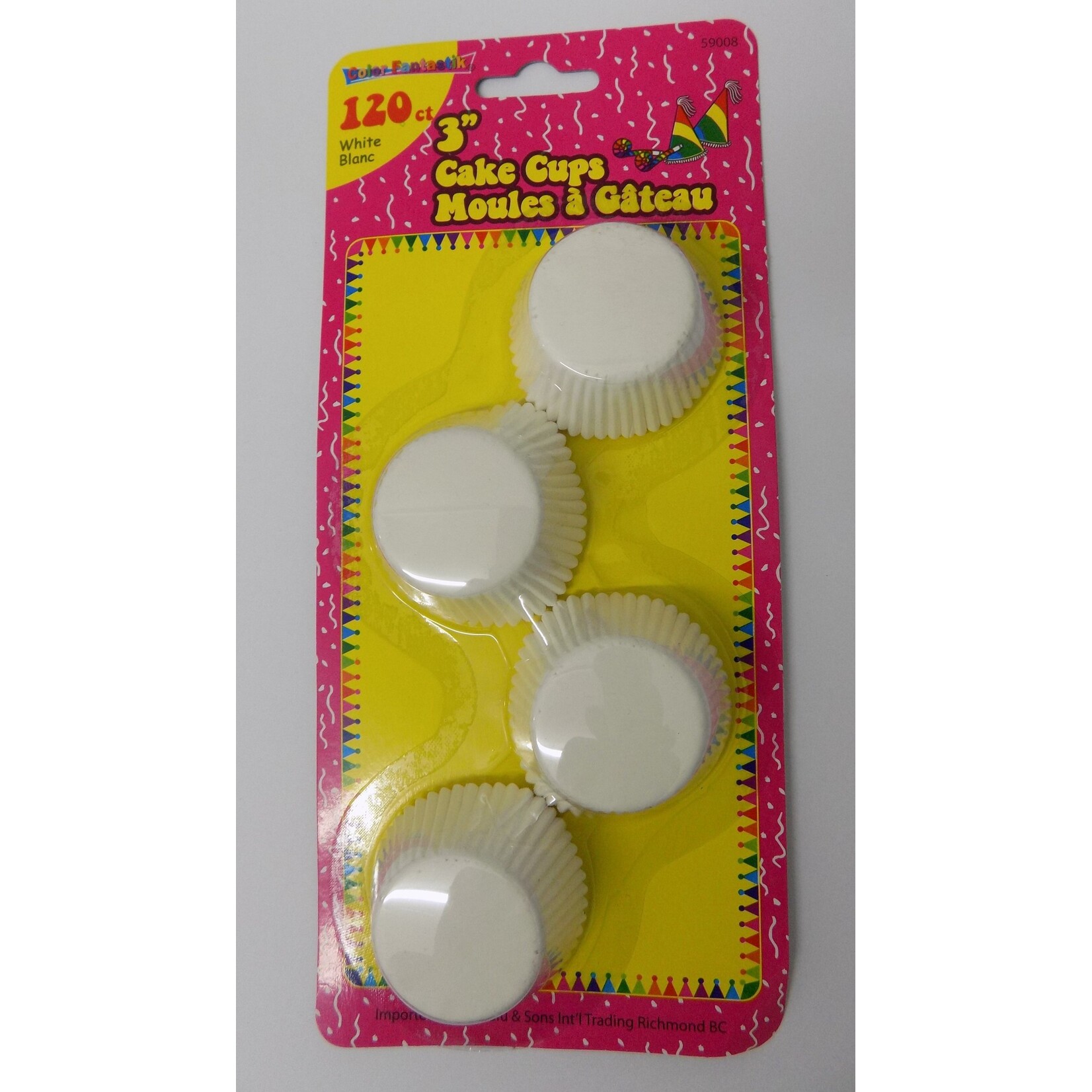 Cake Cups White 3 Inches - 120 Pieces