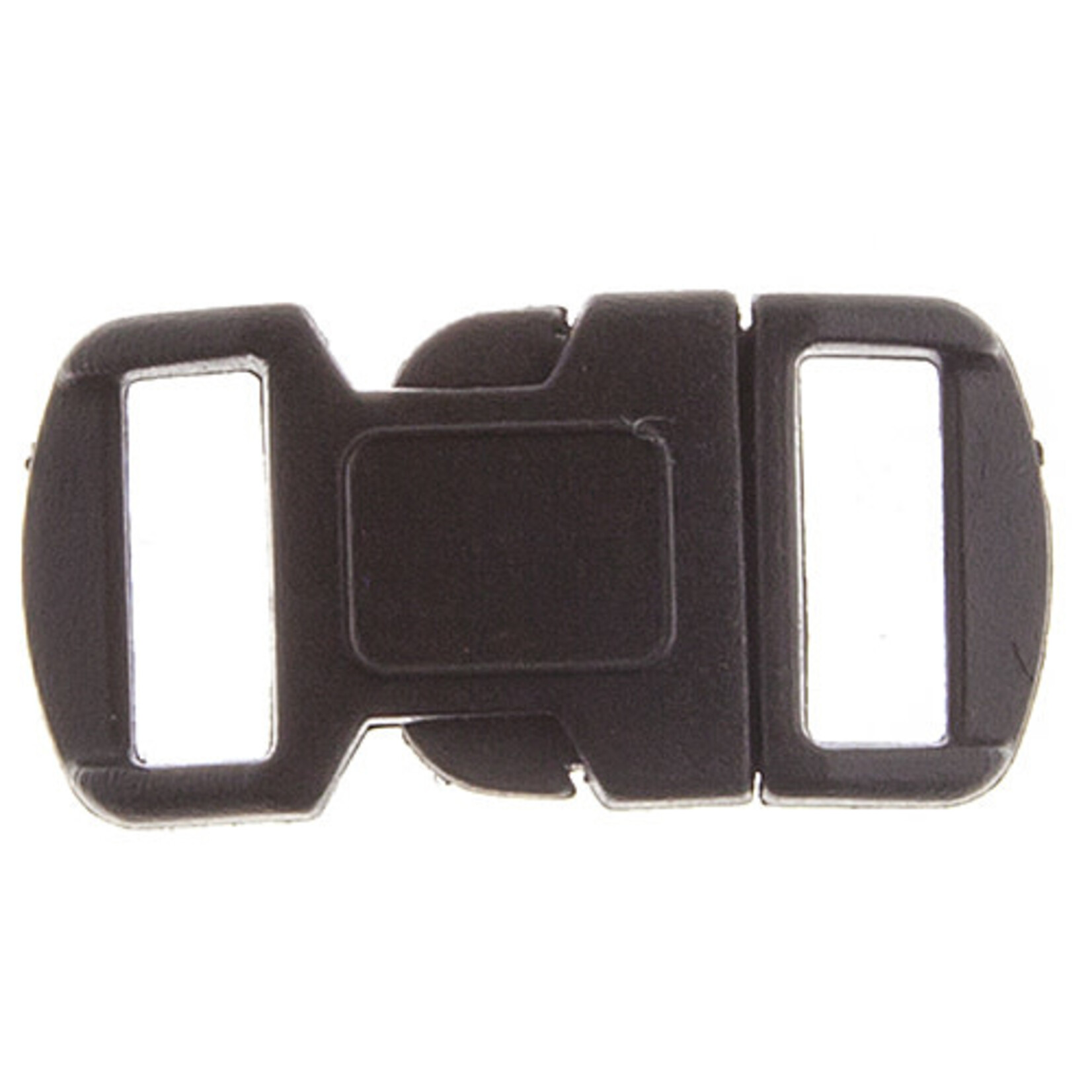 Craft Paracord Buckle Black 12mm (6 Pieces)