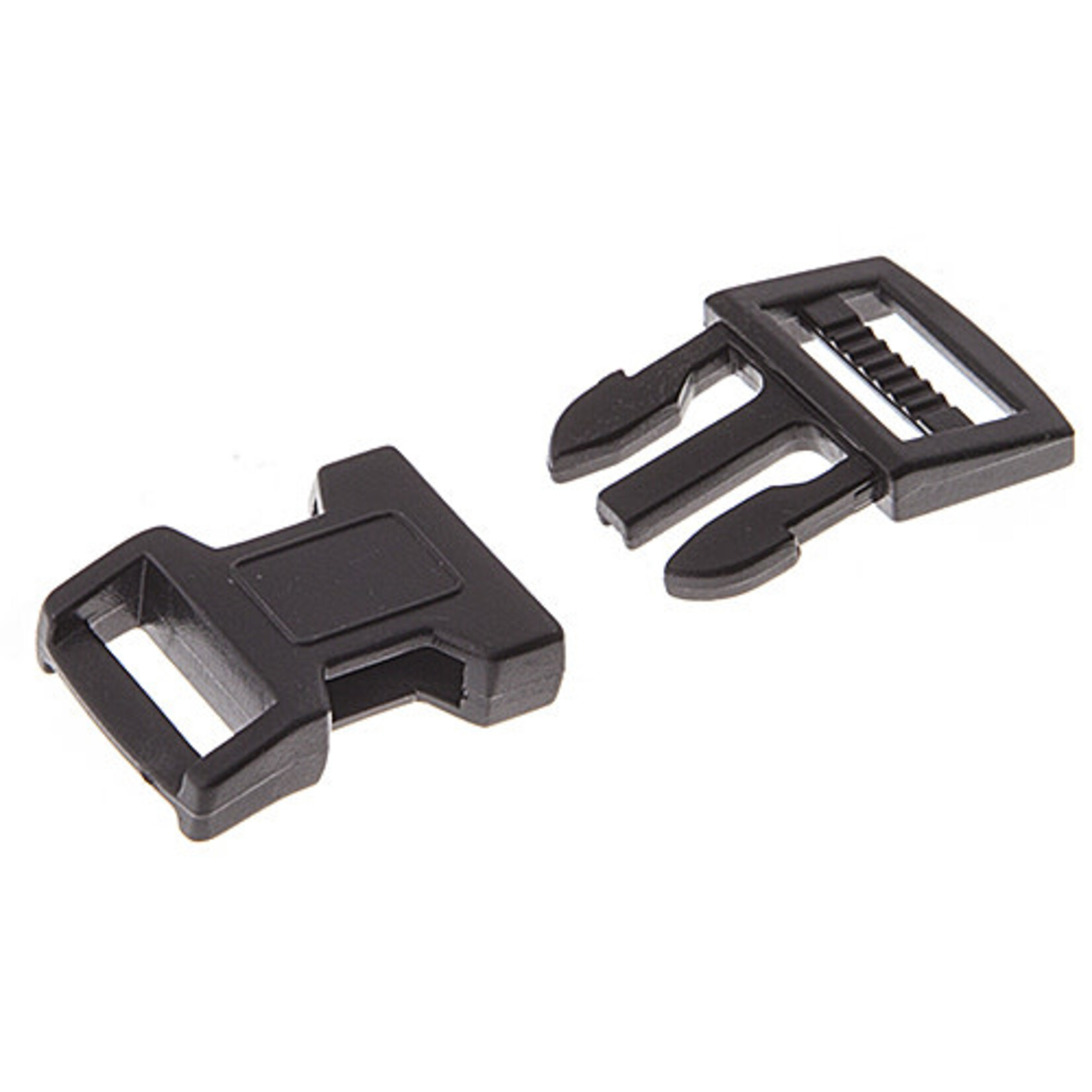 Craft Paracord Buckle Black 15mm (5 Pieces)