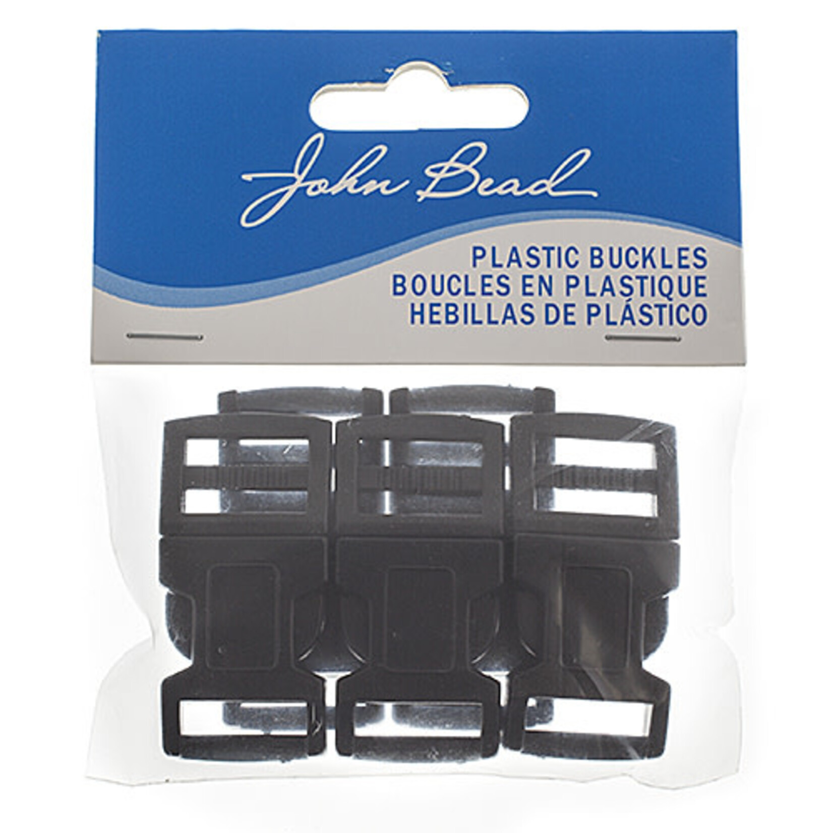 Craft Paracord Buckle Black 15mm (5 Pieces)