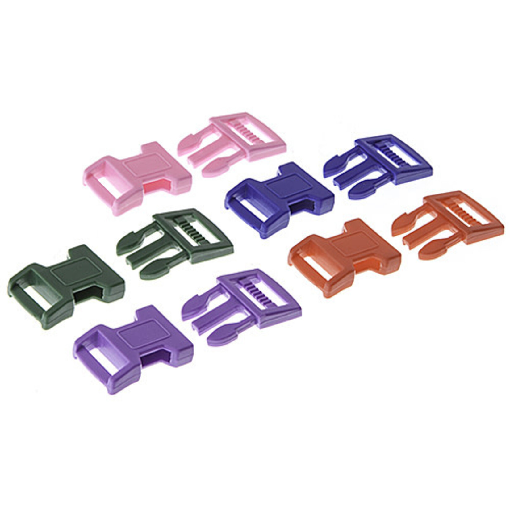 Craft Paracord Buckle Assorted 15mm (5 Pieces)