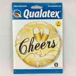 18" 2 Sided Printed Mylar Balloon New Year - "Cheers"