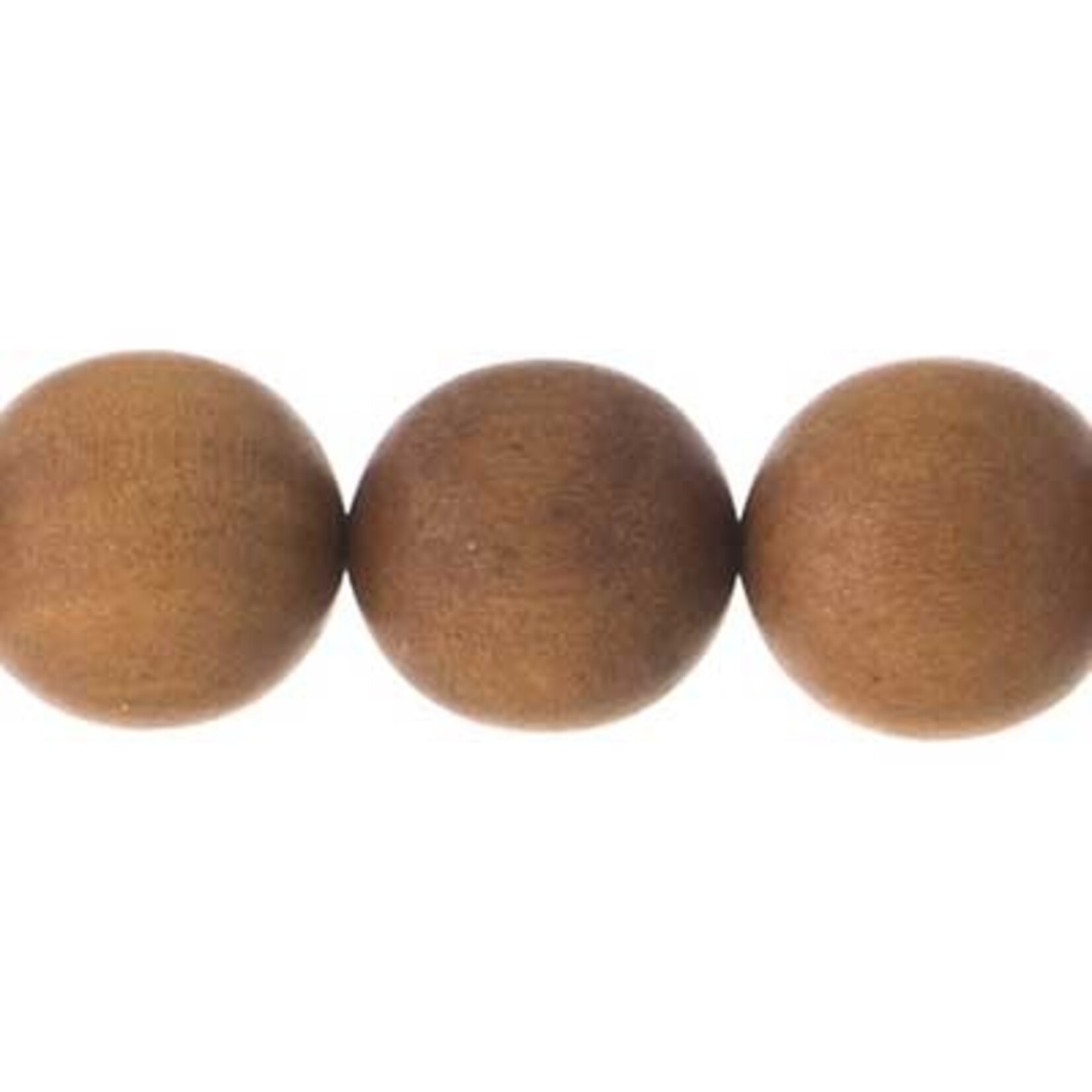 Sandlewood 8 Inches Light Brown 15mm Round