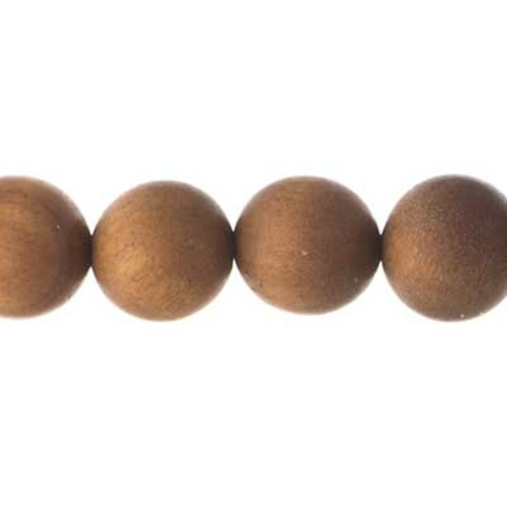 Sandlewood 8 Inches Light Brown 12mm Round