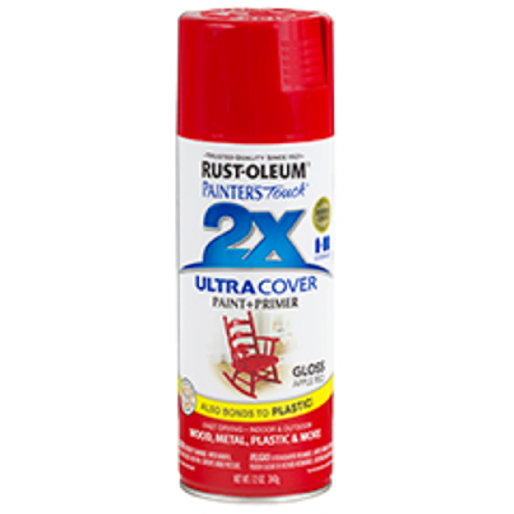 Rustoleum 2X Ultra Cover Gloss Spray Paint 12oz Apple Red