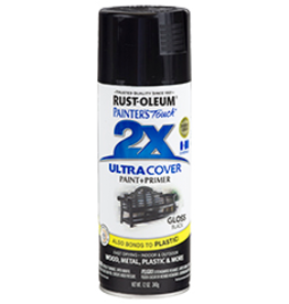 Rustoleum 2X Ultra Cover Gloss Spray Paint 12oz Black
