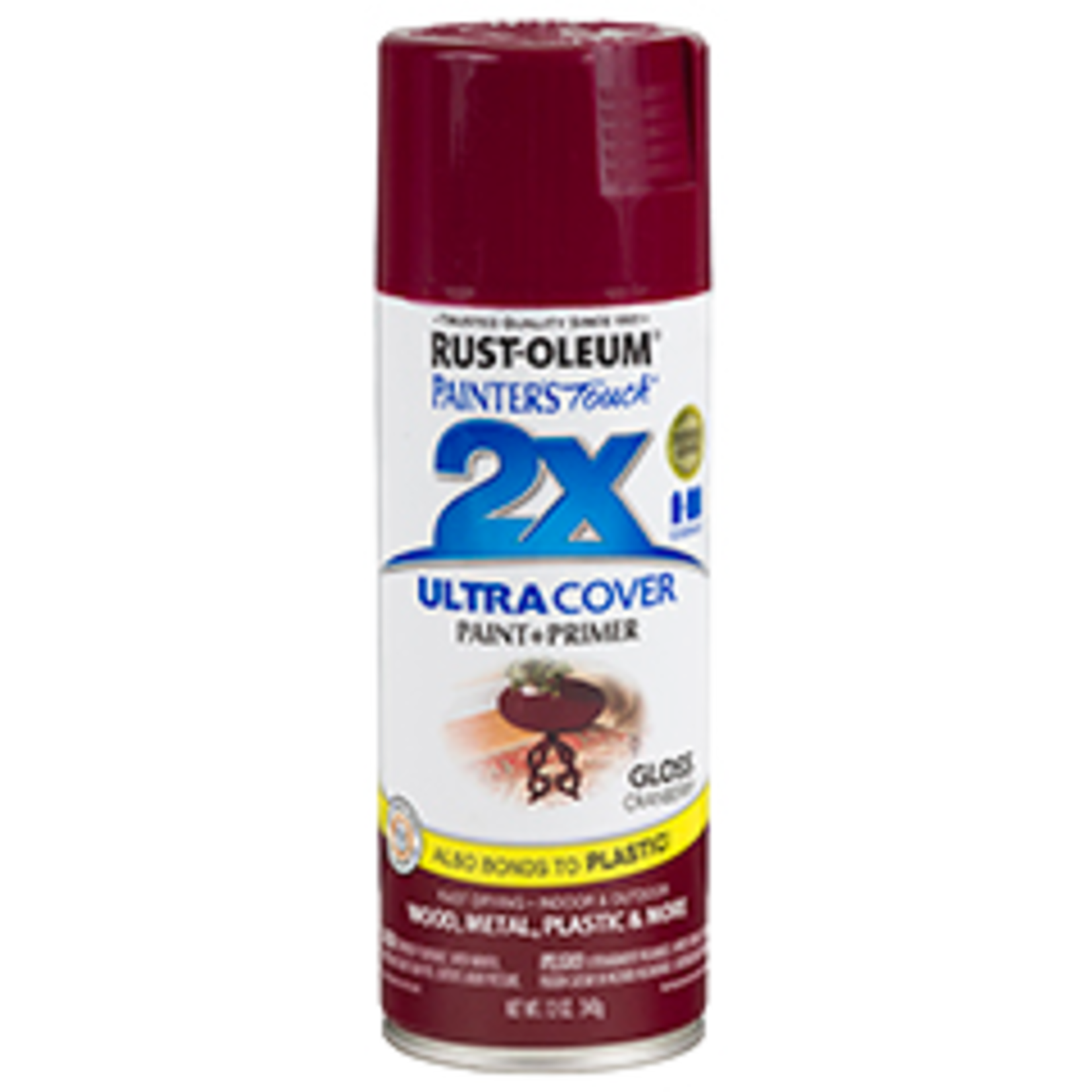 Rustoleum 2X Ultra Cover Gloss Spray Paint 12oz Cranberry