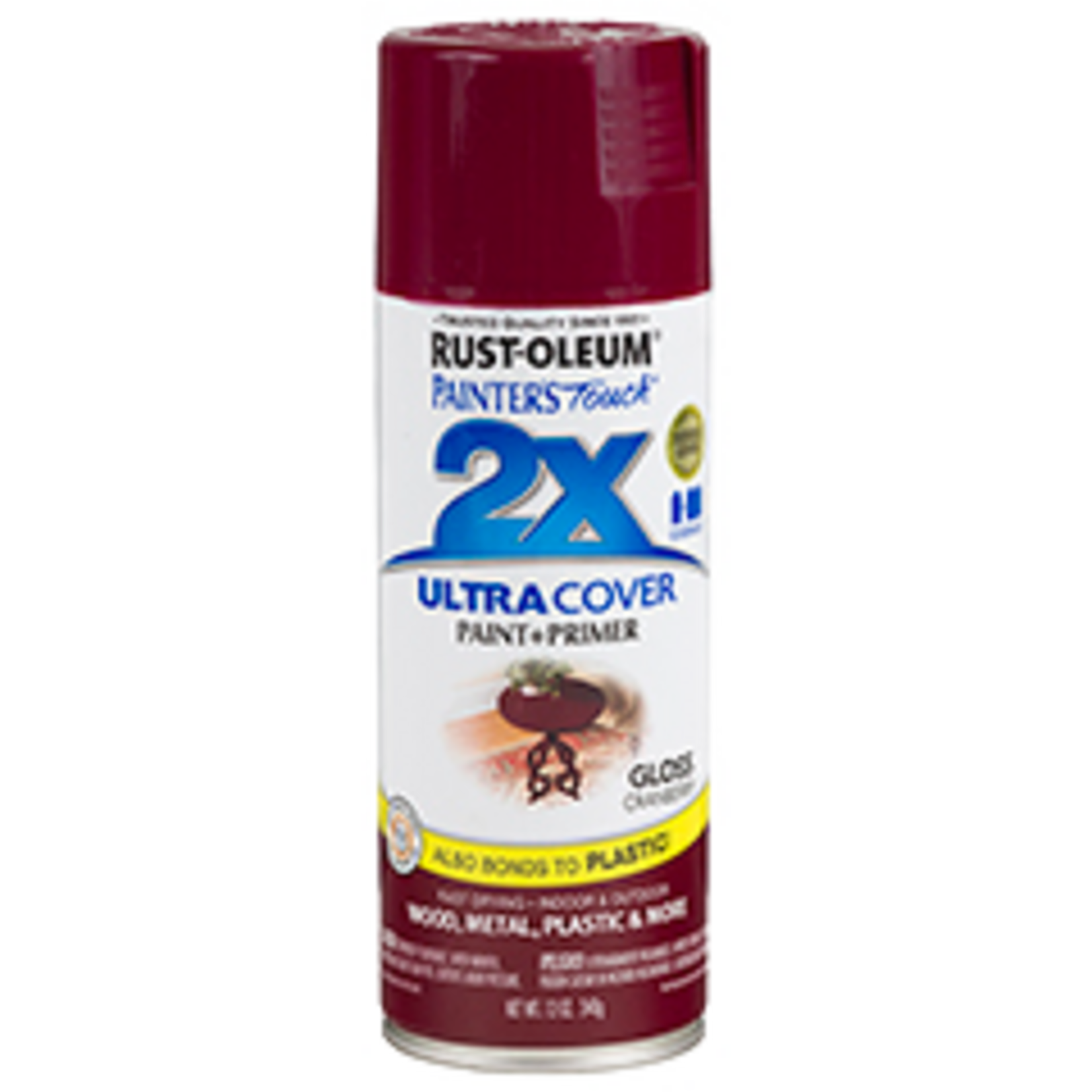 Rustoleum 2X Ultra Cover Gloss Spray Paint 12oz - Cranberry