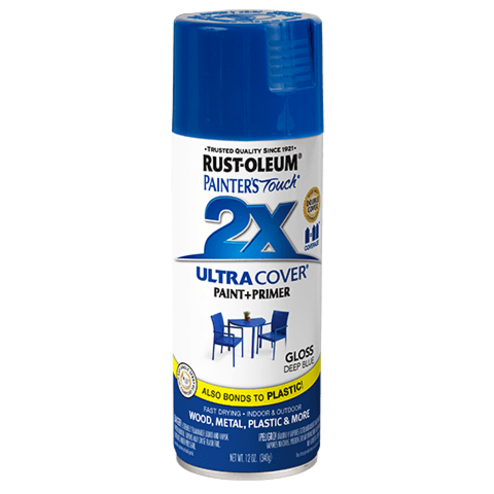 Rustoleum 2X Ultra Cover Gloss Spray Paint 12oz Deep Blue