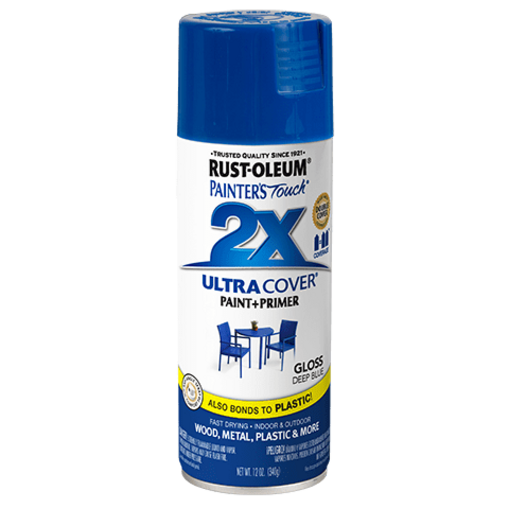 Rustoleum 2X Ultra Cover Gloss Spray Paint 12oz Deep Blue