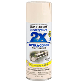 Rustoleum 2X Ultra Cover Gloss Spray Paint 12oz Ivory