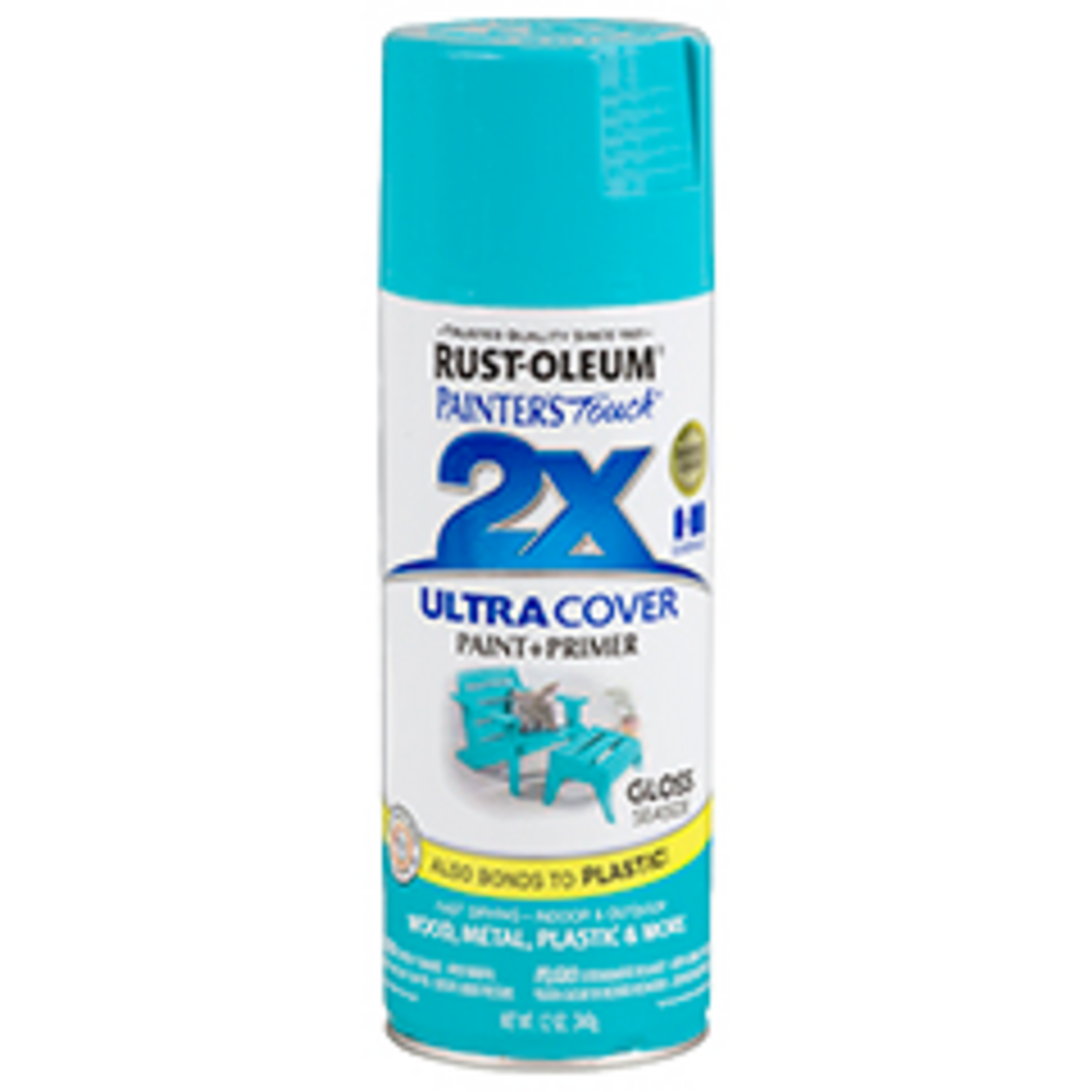 Rustoleum 2X Ultra Cover Gloss Spray Paint 12oz - Seaside