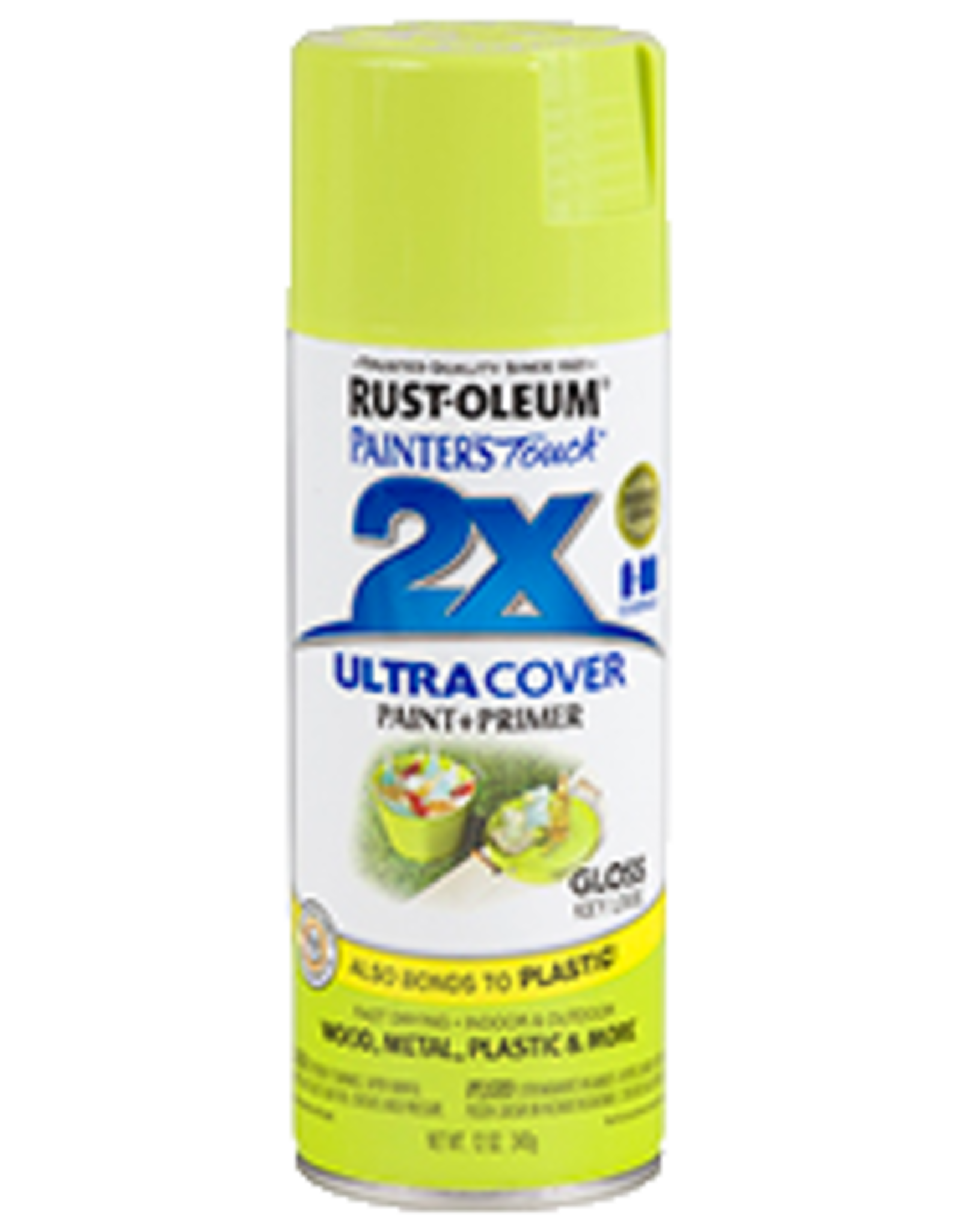 Rustoleum 2X Ultra Cover Gloss Spray Paint 12oz Key Lime Samaroo's
