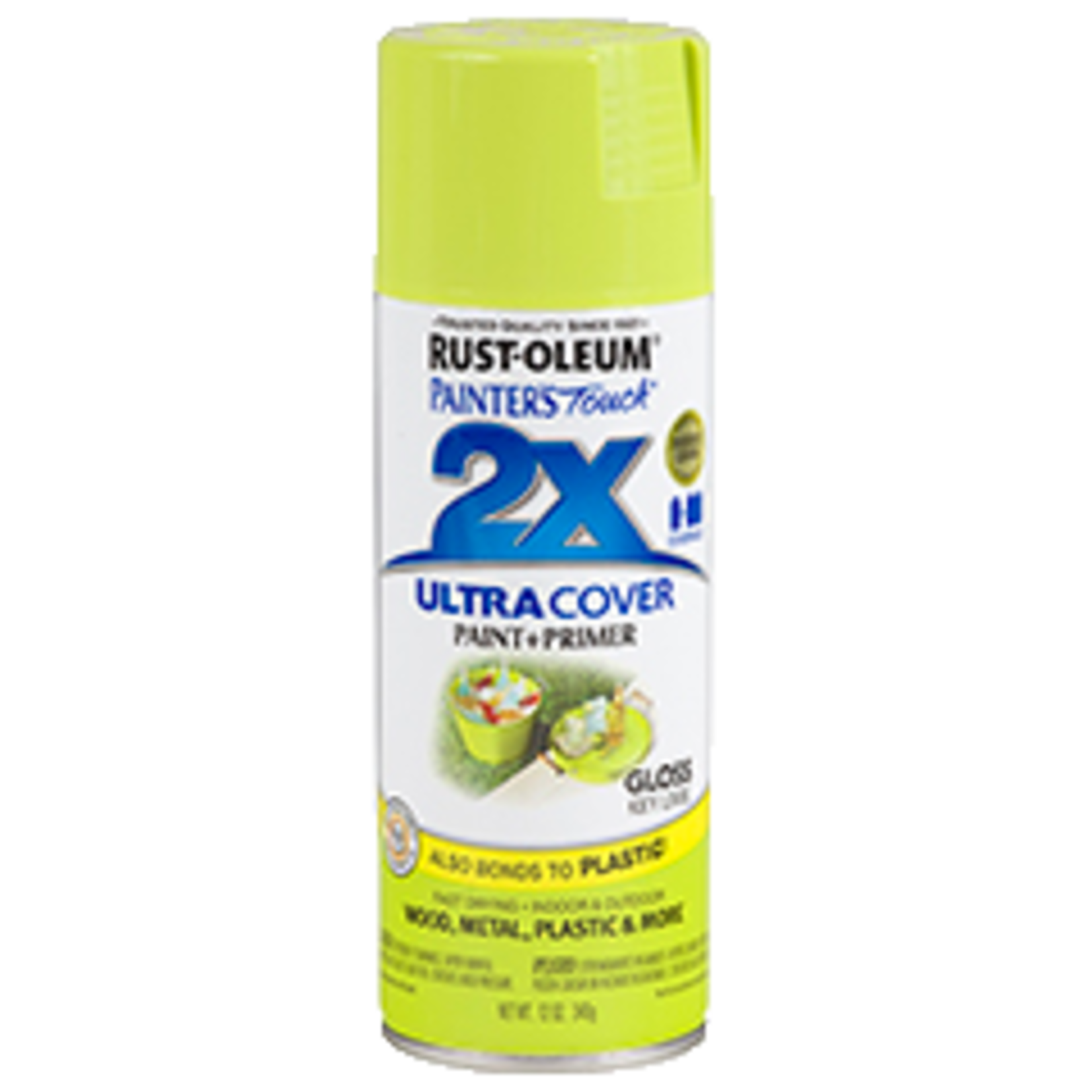 Rustoleum 2X Ultra Cover Gloss Spray Paint 12oz Key Lime