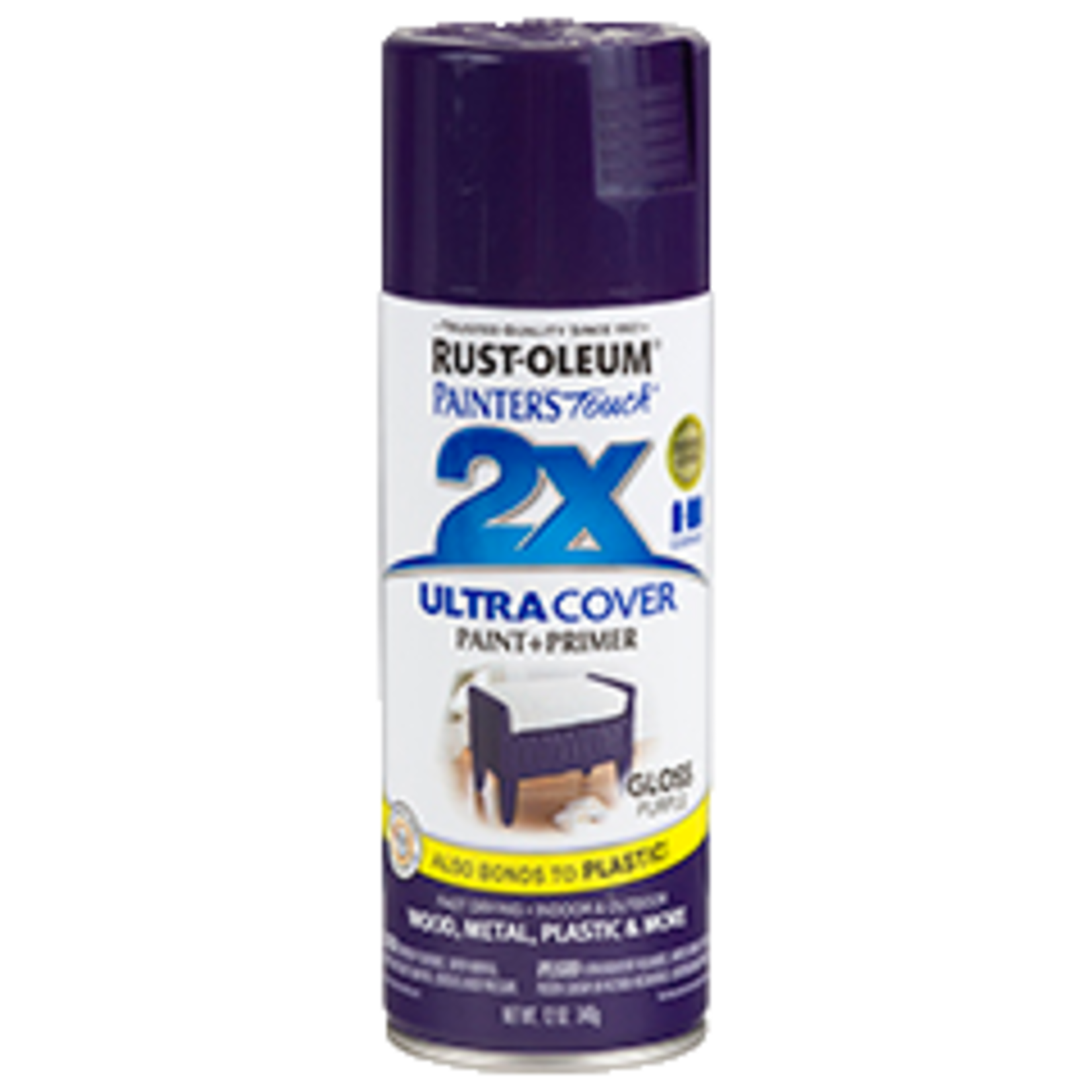 Rustoleum 2X Ultra Cover Gloss Spray Paint 12oz Purple