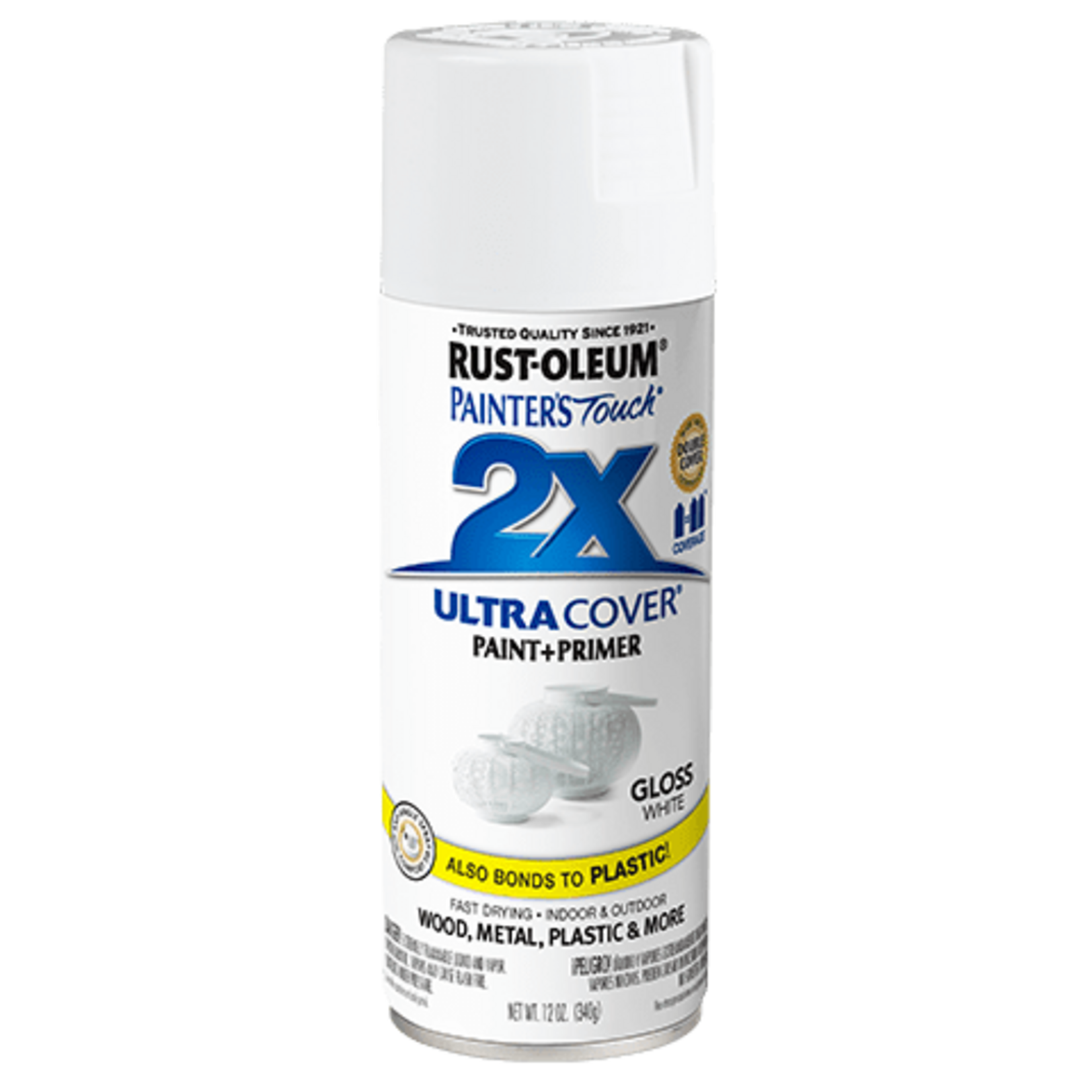 Rustoleum 2X Ultra Cover Gloss Spray Paint 12oz White