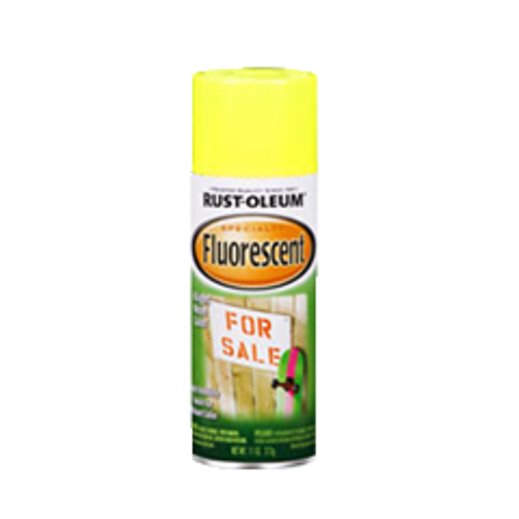 Rustoleum Fluorescent Spray Paint 11oz Yellow