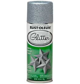 Rustoleum Glitter Spray Paint 10oz Silver