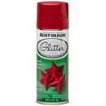 Rustoleum Glitter Spray Paint 10oz Red