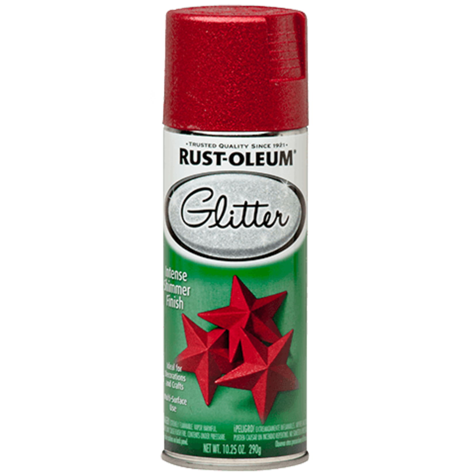 Rustoleum Glitter Spray Paint 10oz Red