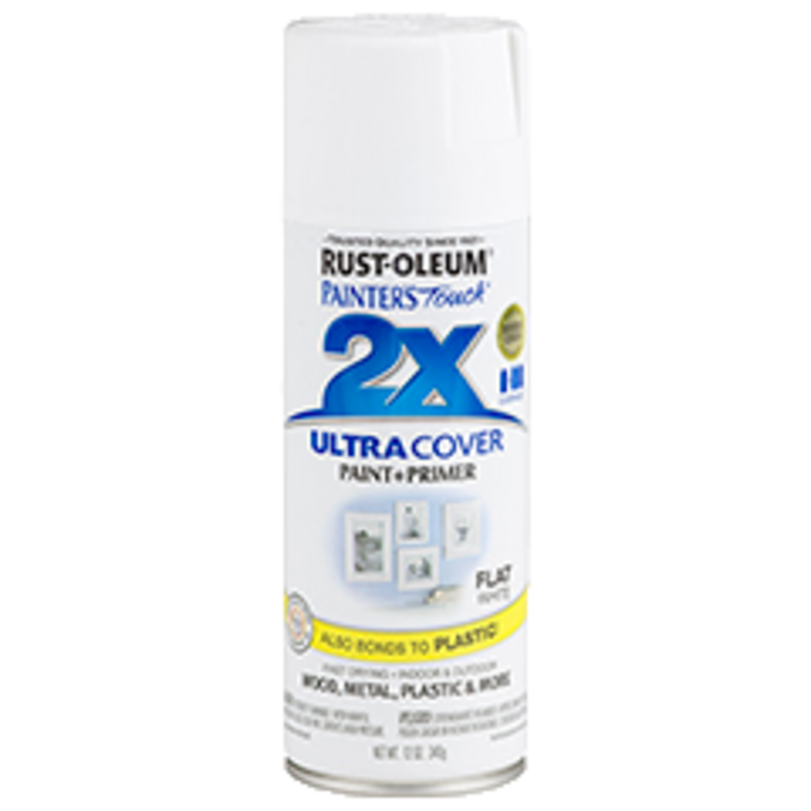 Rustoleum 2X Ultra Cover Flat Spray Paint 12oz White