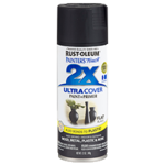 Rustoleum 2X Ultra Cover Spray Paint & Primer 12oz - Flat Black