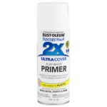 Rustoleum 2X Ultra Cover Primer Spray Paint 12oz Flat White