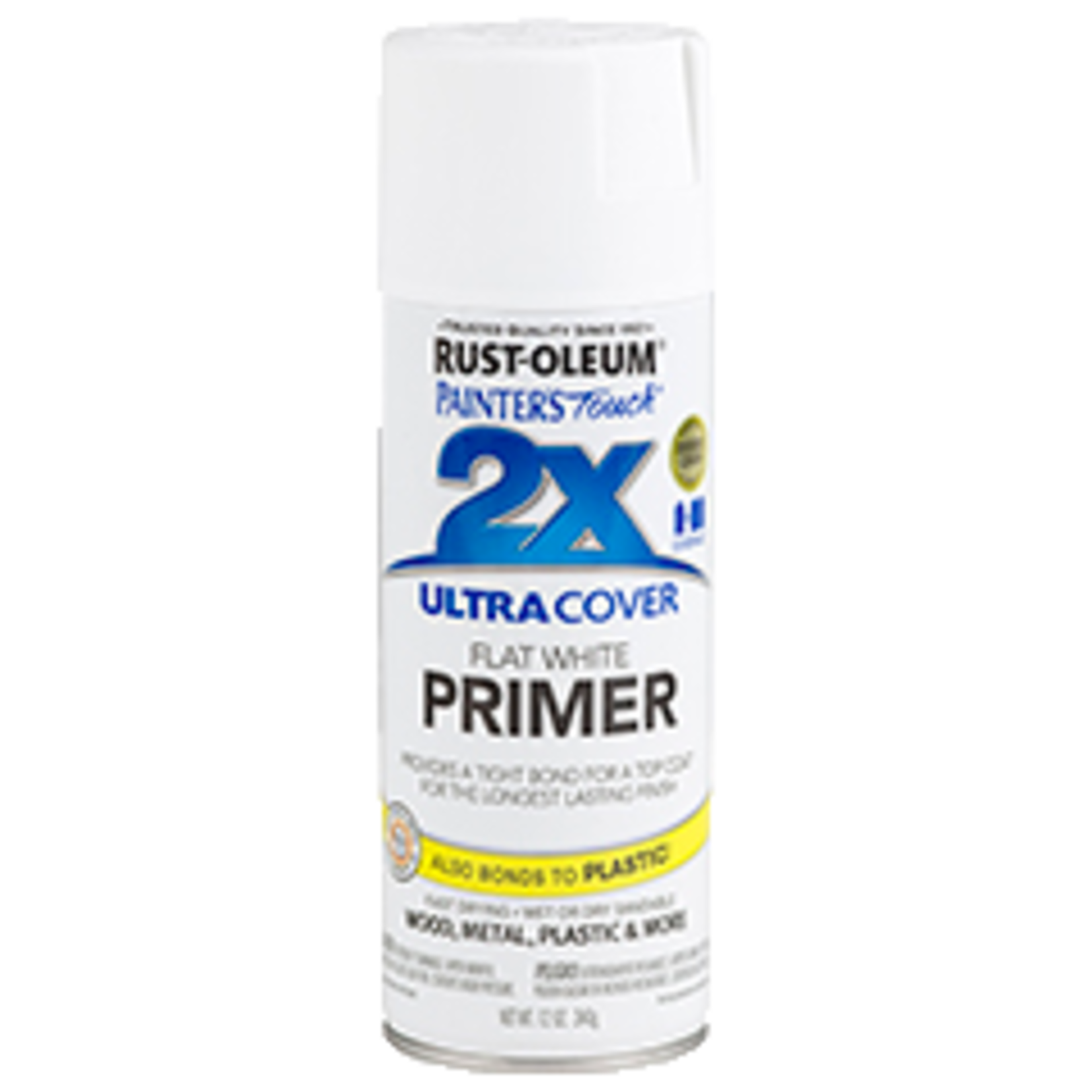 Rustoleum 2X Ultra Cover Primer Spray Paint 12oz Flat White