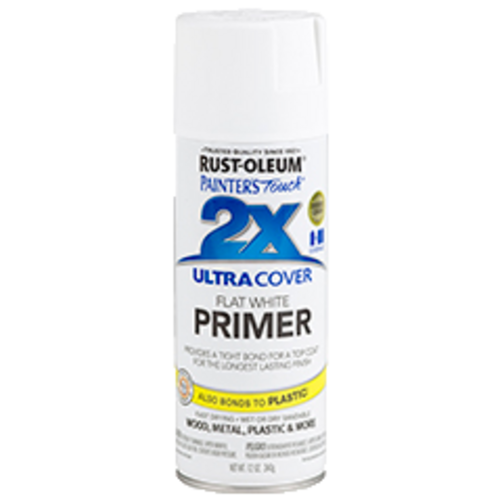 Rustoleum 2X Ultra Cover Primer Spray Paint 12oz Flat White
