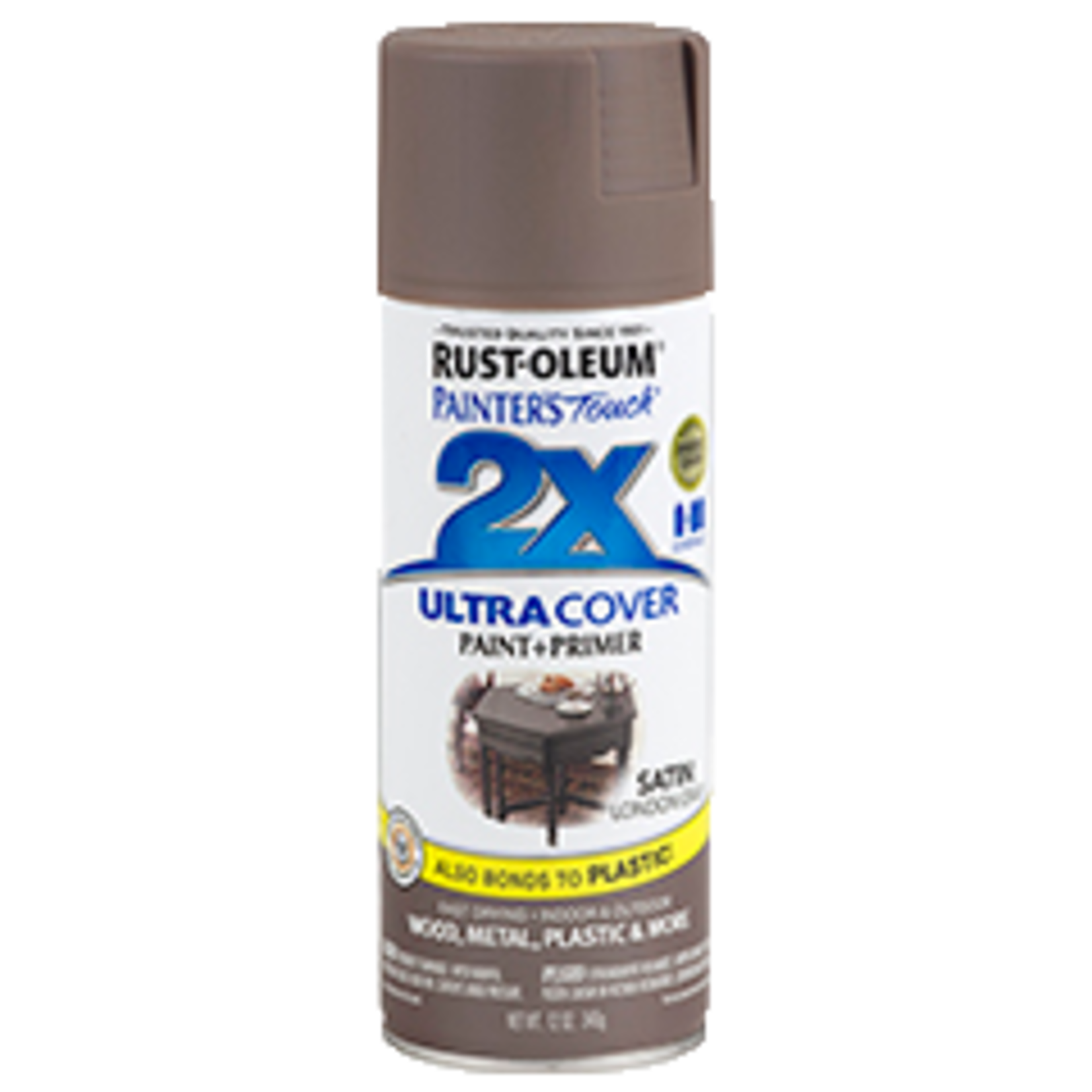 Rustoleum 2X Ultra Cover Satin Spray Paint 12oz - London Gray