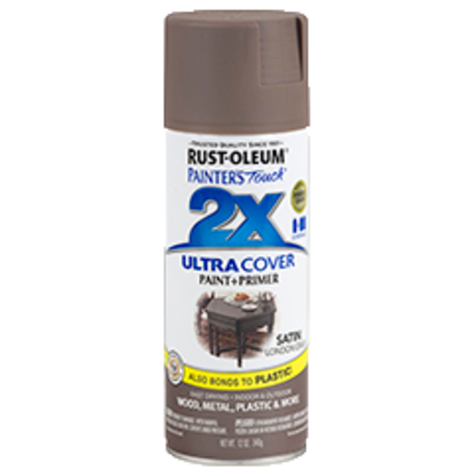 Rustoleum 2X Ultra Cover Satin Spray Paint 12oz - London Gray