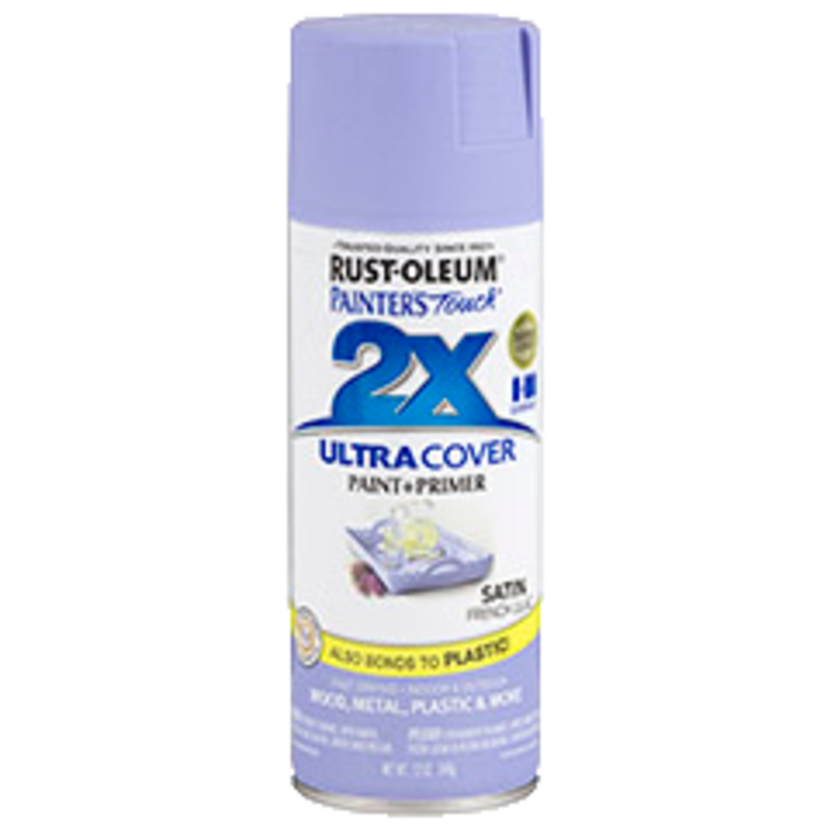 Rustoleum 2X Ultra Cover Satin Spray Paint 12oz French Lilac