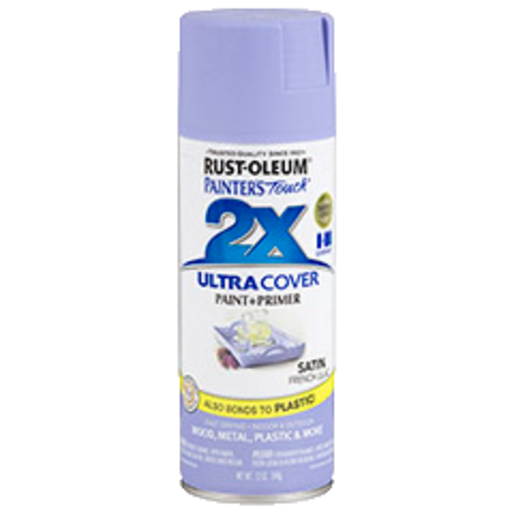 Rustoleum 2X Ultra Cover Satin Spray Paint 12oz - French Lilac