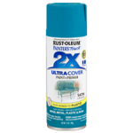 Rustoleum 2X Ultra Cover Satin Spray Paint 12oz - Lagoon