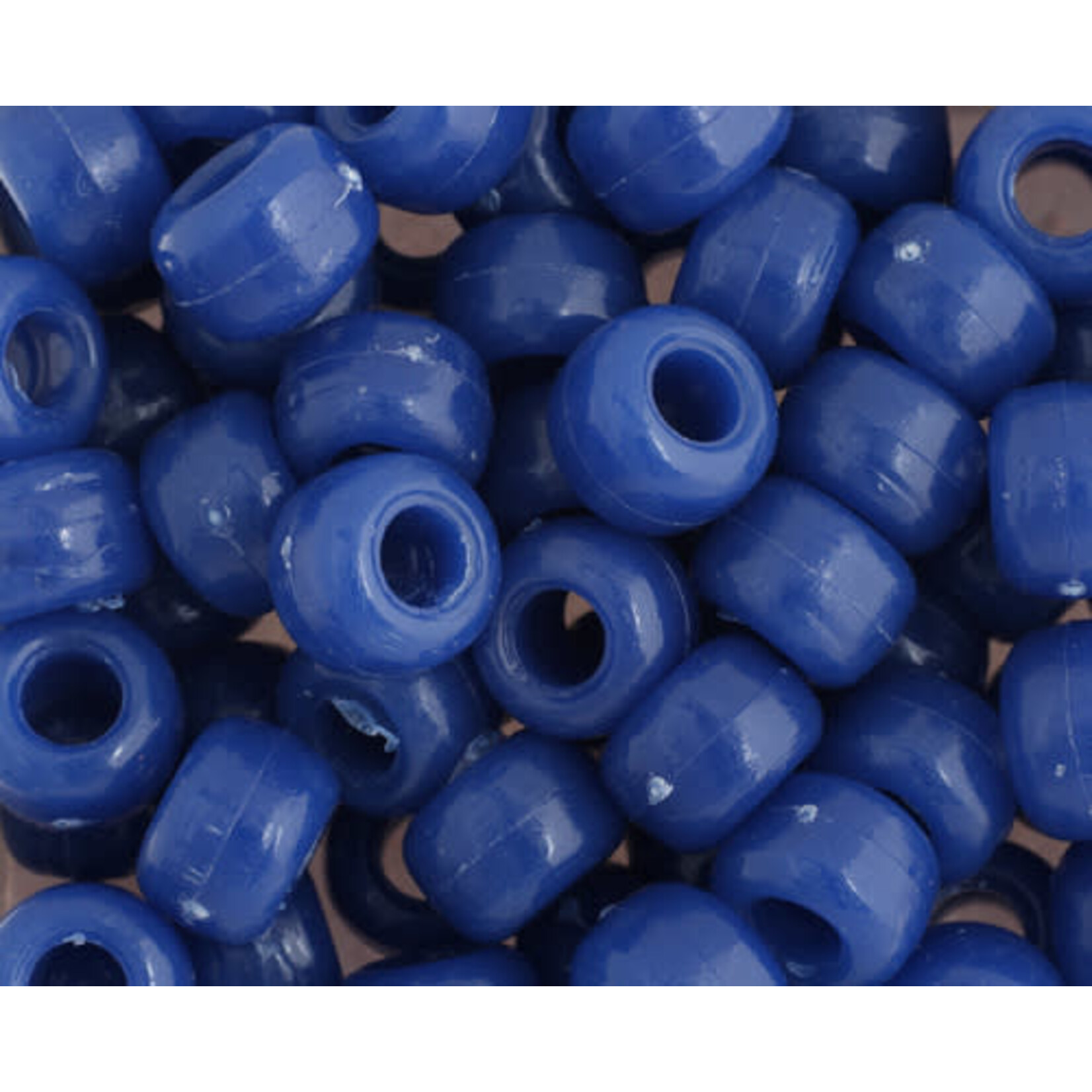 Crowbeads 9mm (60pcs) Blue Opaque