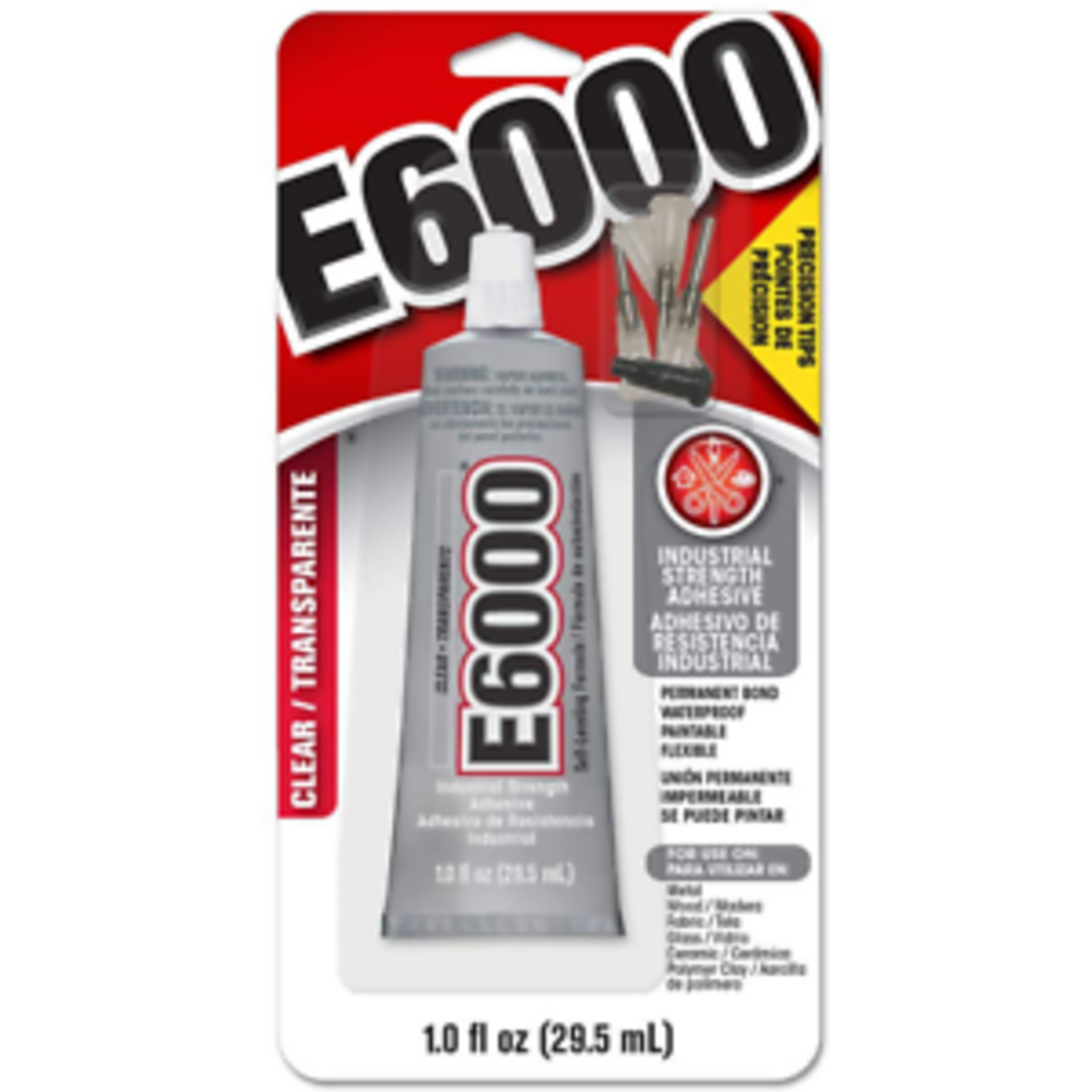 E6000 Clear Industrial Strength Adhesive with Precision Tip (1 oz)
