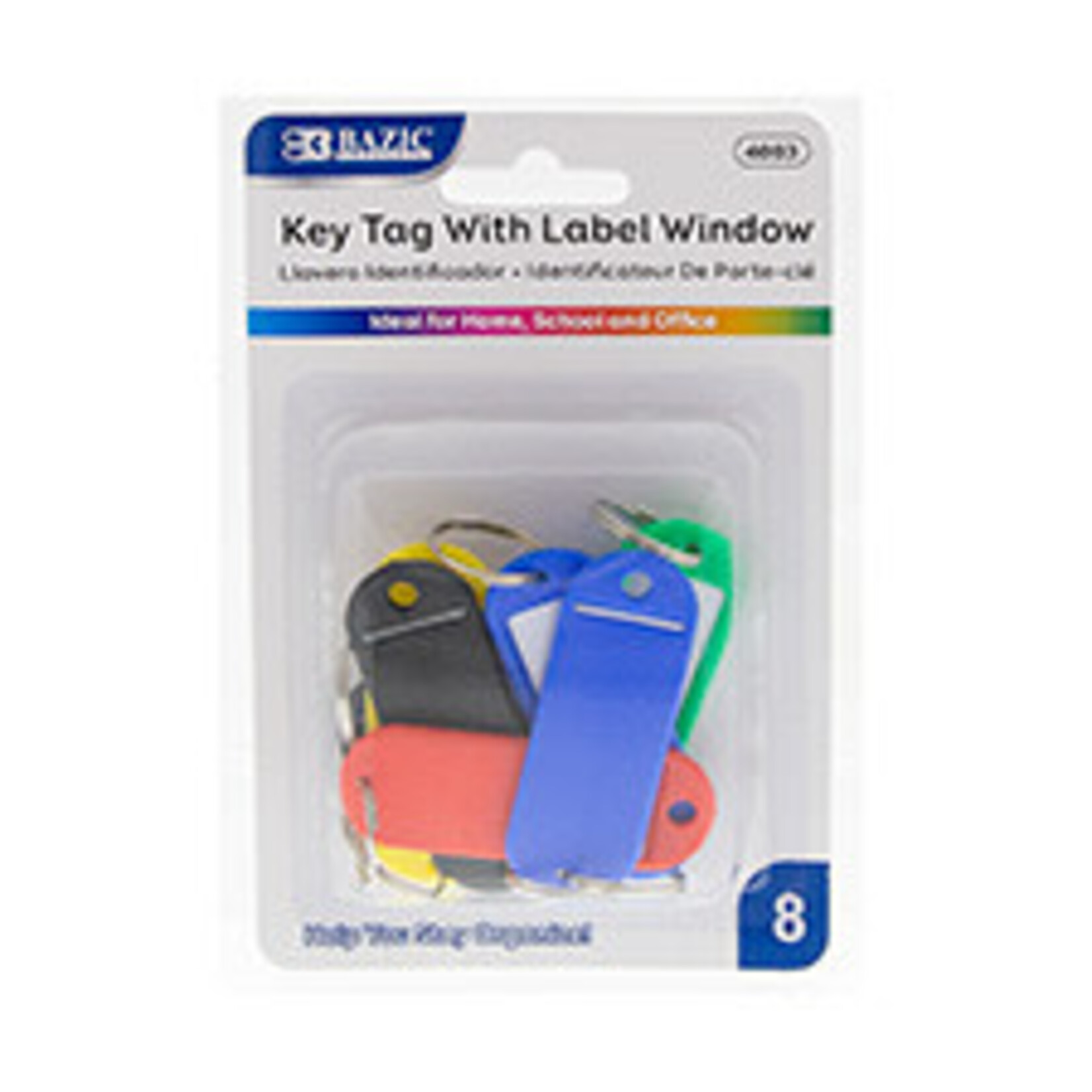 Key Tag with Label Window