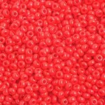 Plastic Seedbeads Red